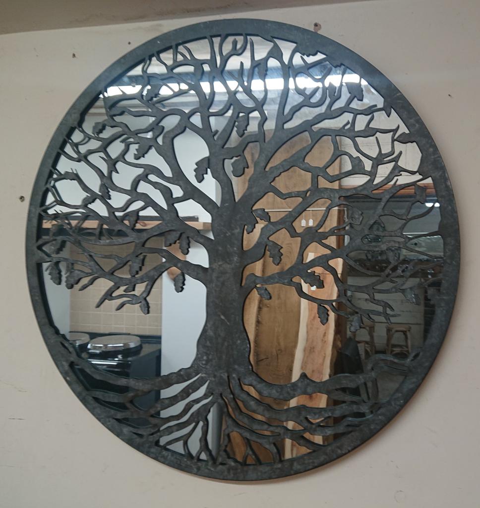 <p>Metal Tree Mirror</p><p>Suitable for outside</p><p><span style="color: rgb(80, 80, 80); font-family: Montserrat; font-size: 14px;">H: 80cm W: 80cm D: 2cm</span><br></p><p></p>